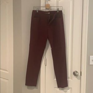 Burgundy dress pants